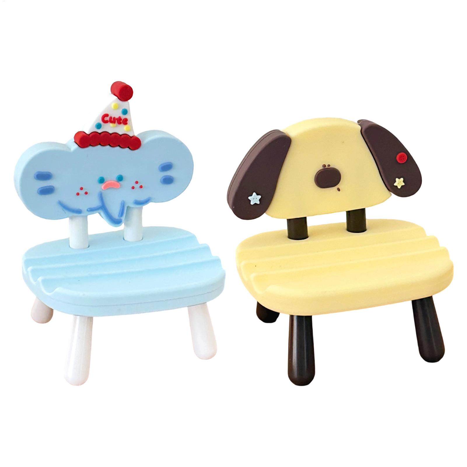 Office Tech Chair - Penyangga Ponsel Meja Bentuk Kursi Hewan,
