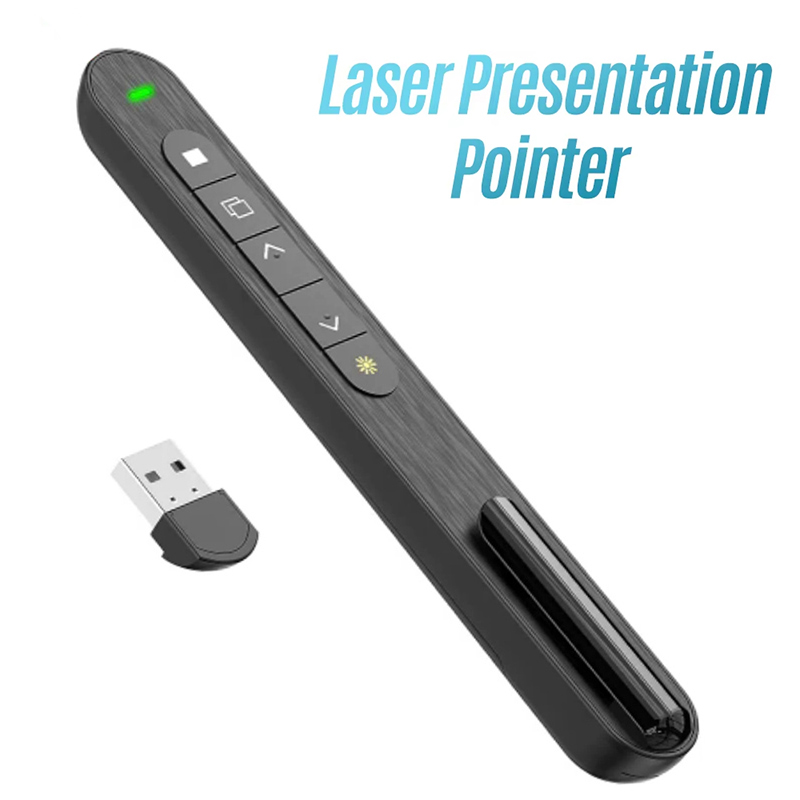 Presentation Remote Laser - Presenter Nirkabel Laser Merah Pena Pengganti
