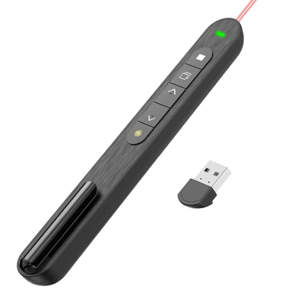 Presentation Remote Laser - Presenter nirkabel baru, pena putar halaman