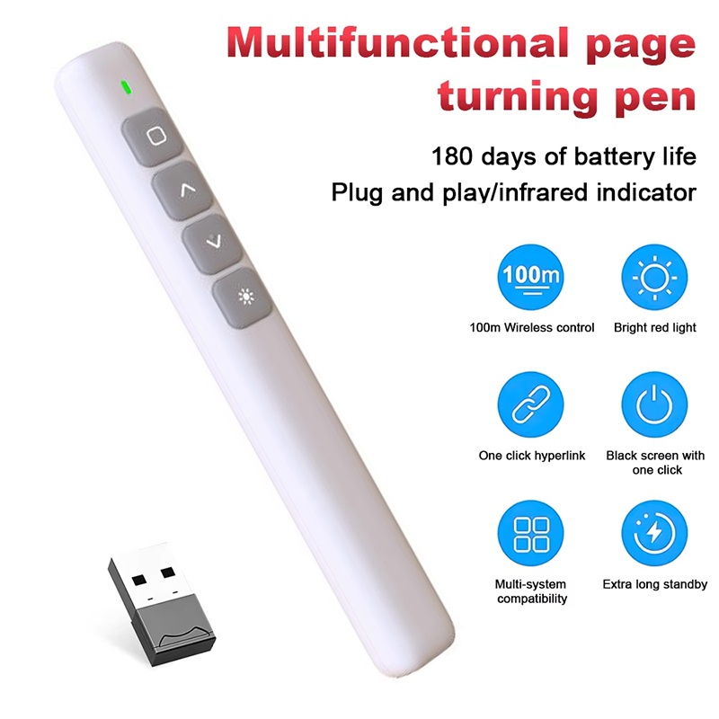 Presentation Remote Laser - Powerpoint Laser Flip Pen Kantor Pengajaran