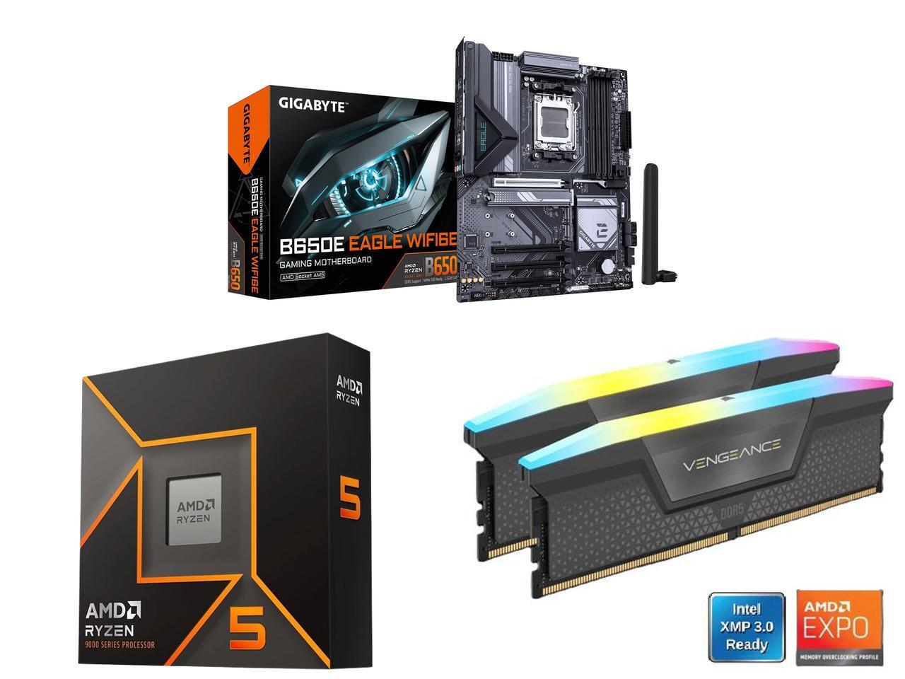Corsair Ram Vengeance 16Gb - Motherboard GIGABYTE B650E EAGLE WIFI6E AMD
