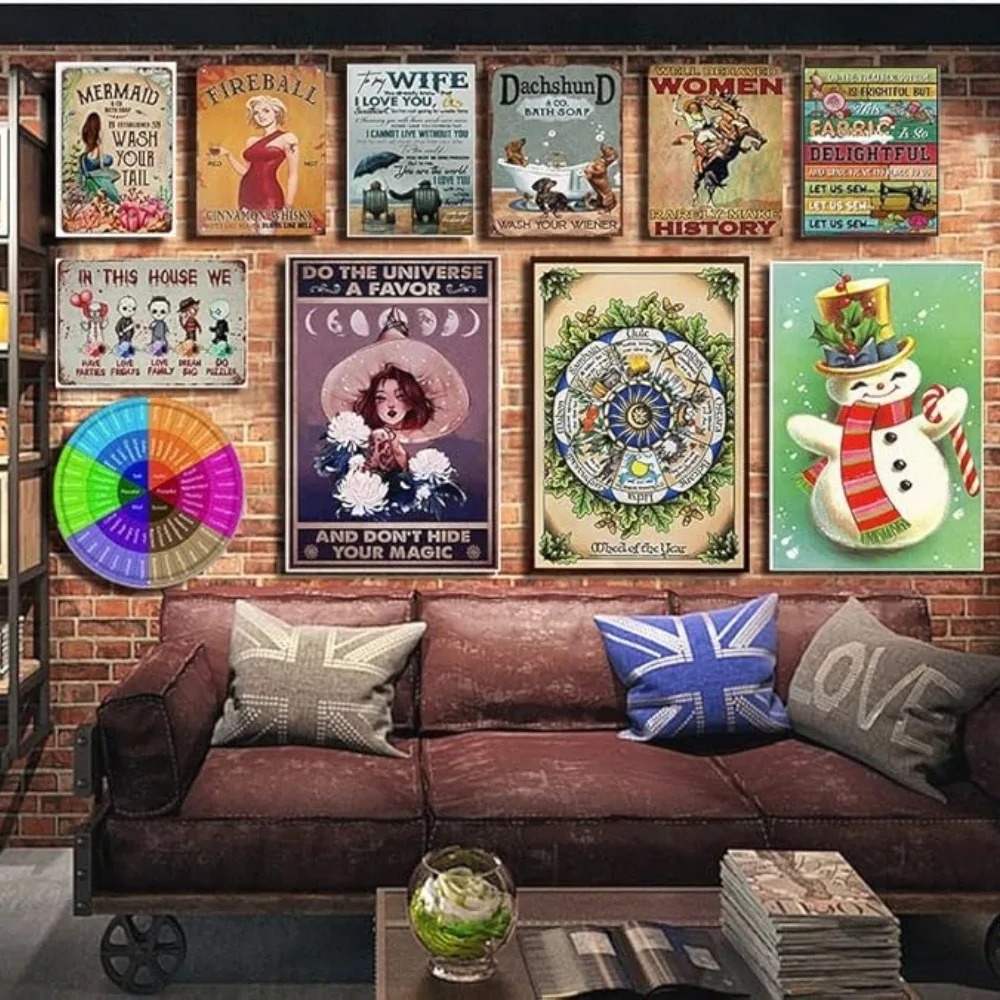 CIFBUY Seni Dinding Aluminium  - Tech Office Wall Art ulasan dan harga