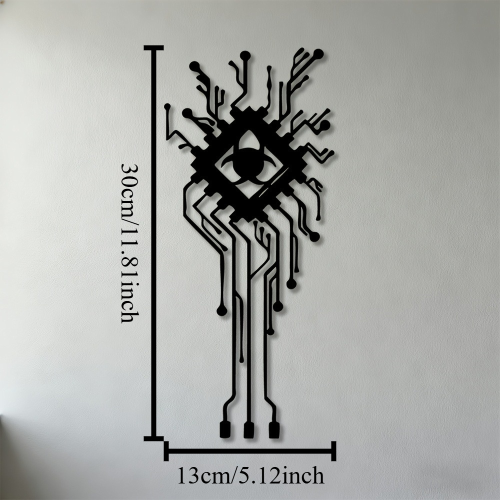 Seni Dinding Logam Modern Bert - Tech Office Wall Art ulasan dan harga