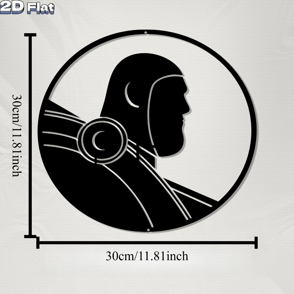 1pc Seni Dinding Plat Aluminiu - Tech Office Wall Art ulasan dan harga