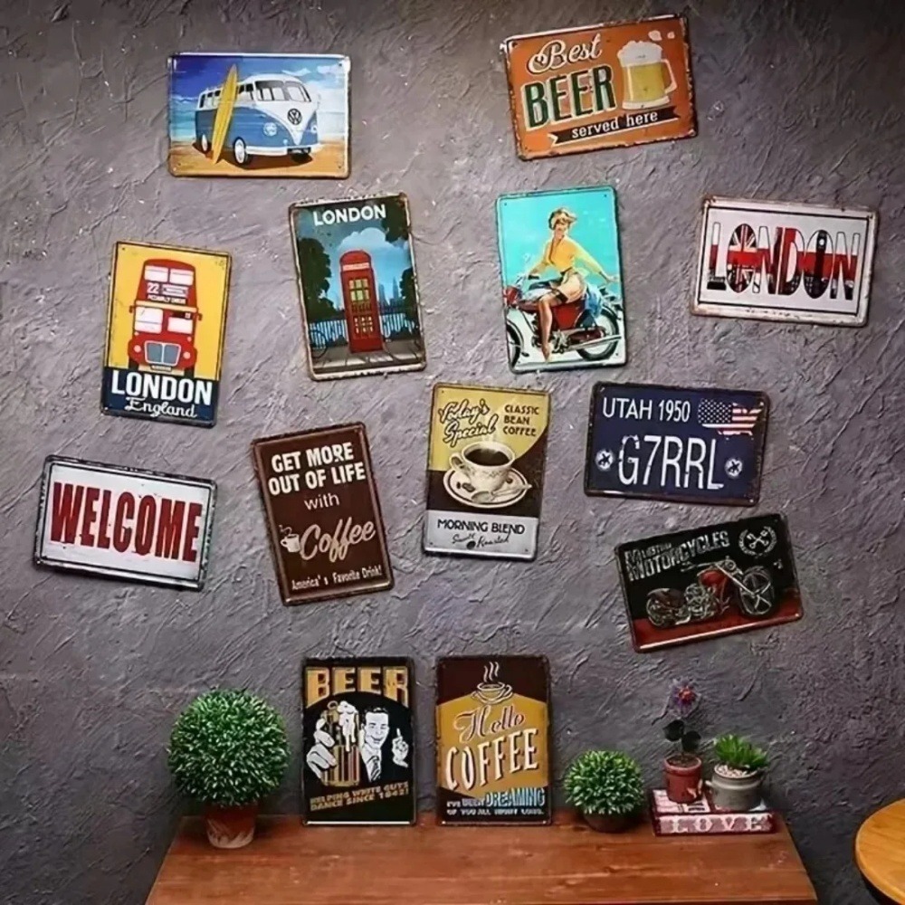 CIFBUY Retro Industrial 2D Fla - Tech Office Wall Art ulasan dan harga