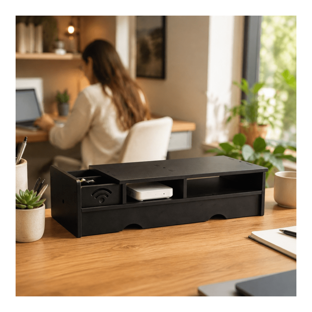 Kotak Penyimpanan Router WiFi  - Office Tech And Space ulasan dan harga