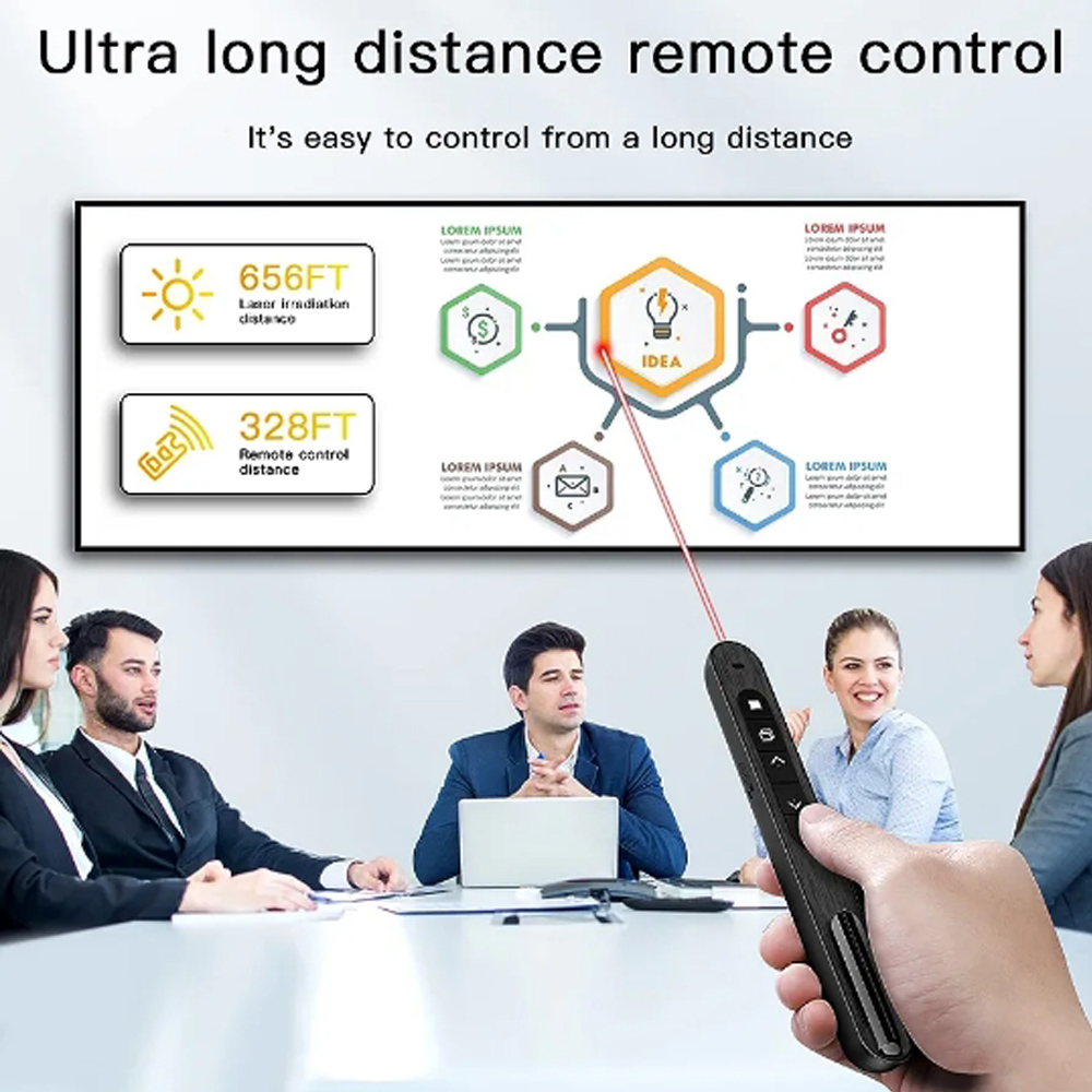 Presenter nirkabel baru, pena  - Presentation Remote Laser ulasan dan harga