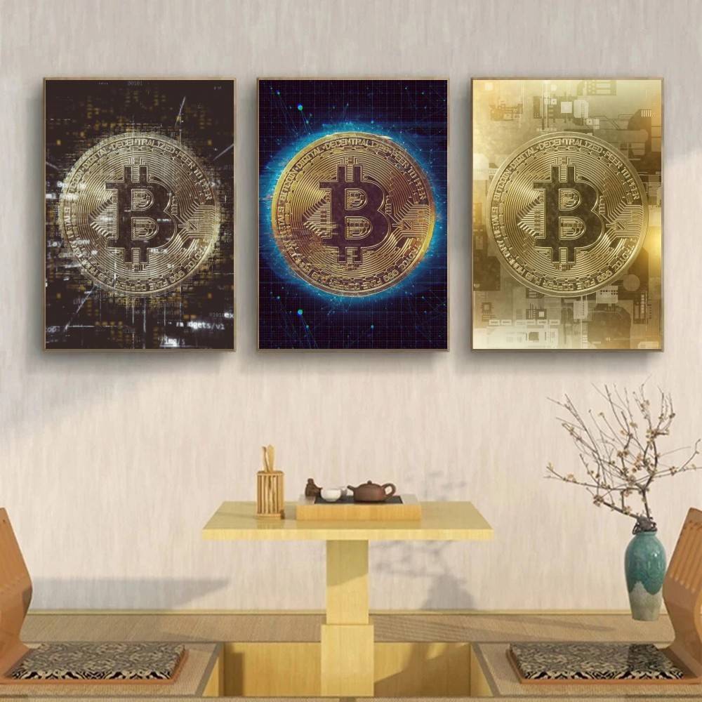 Poster Koin Emas Sirkuit Tekno - Tech Office Wall Art ulasan dan harga