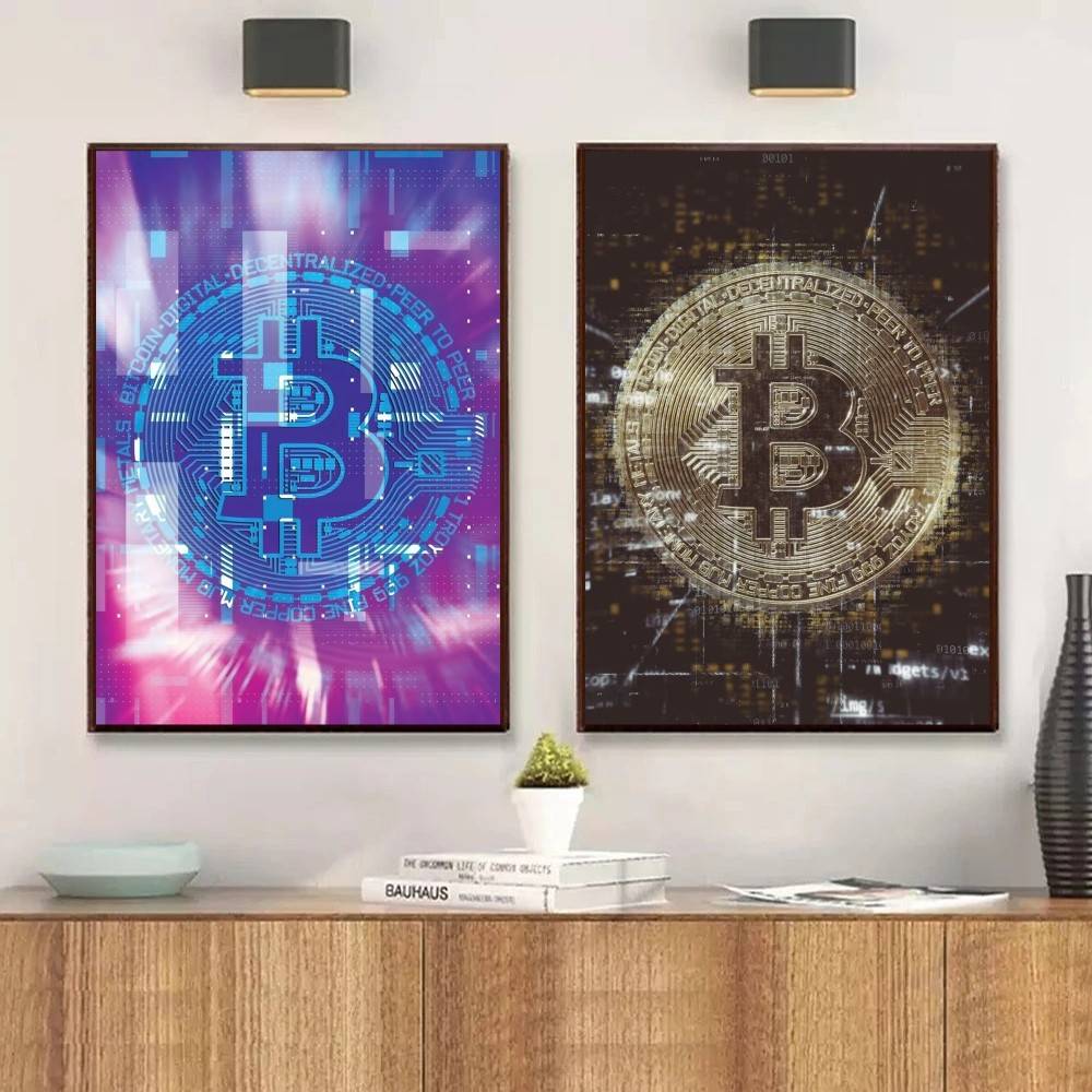 Poster Koin Emas Sirkuit Tekno - Tech Office Wall Art ulasan dan harga