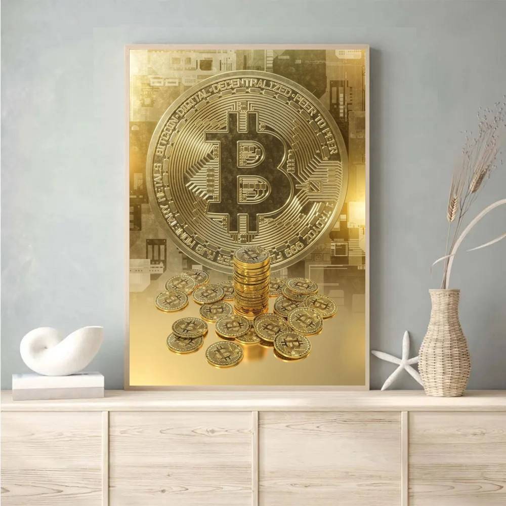 Poster Koin Emas Sirkuit Tekno - Tech Office Wall Art ulasan dan harga