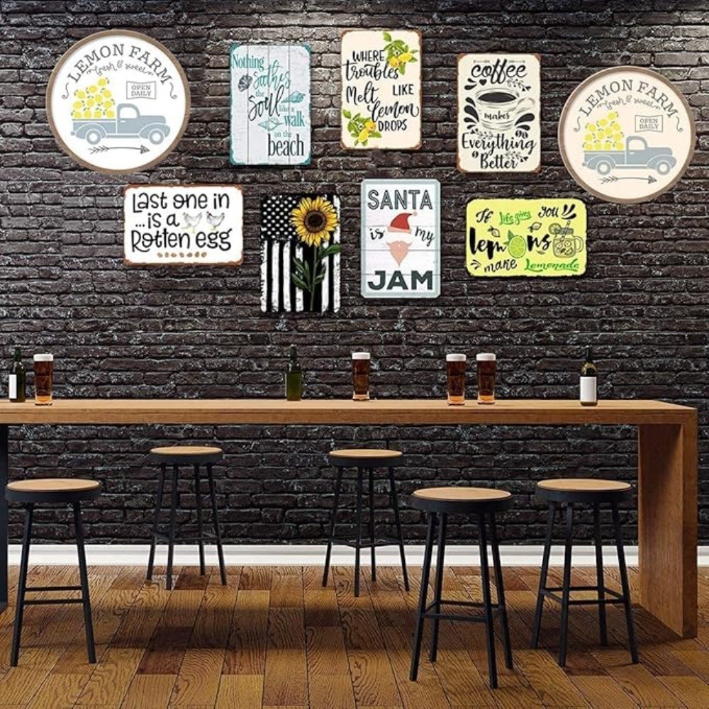 CIFBUY Seni Dinding Aluminium  - Tech Office Wall Art ulasan dan harga