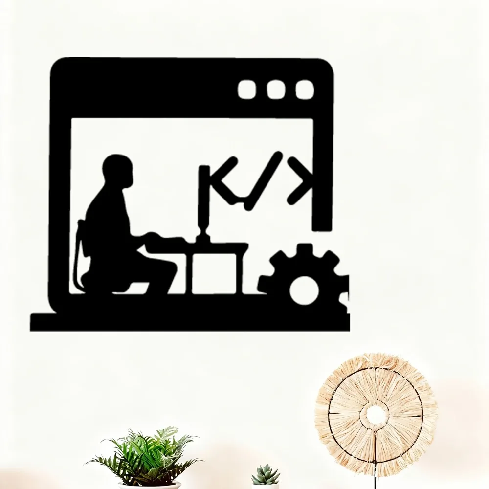 CIFBUY Seni Dinding Logam Hadi - Tech Office Wall Art ulasan dan harga