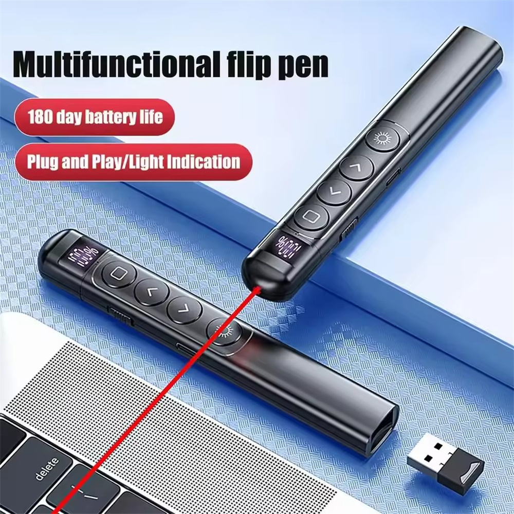 Flip-pen Presentation Clicker  - Presentation Remote Laser ulasan dan harga