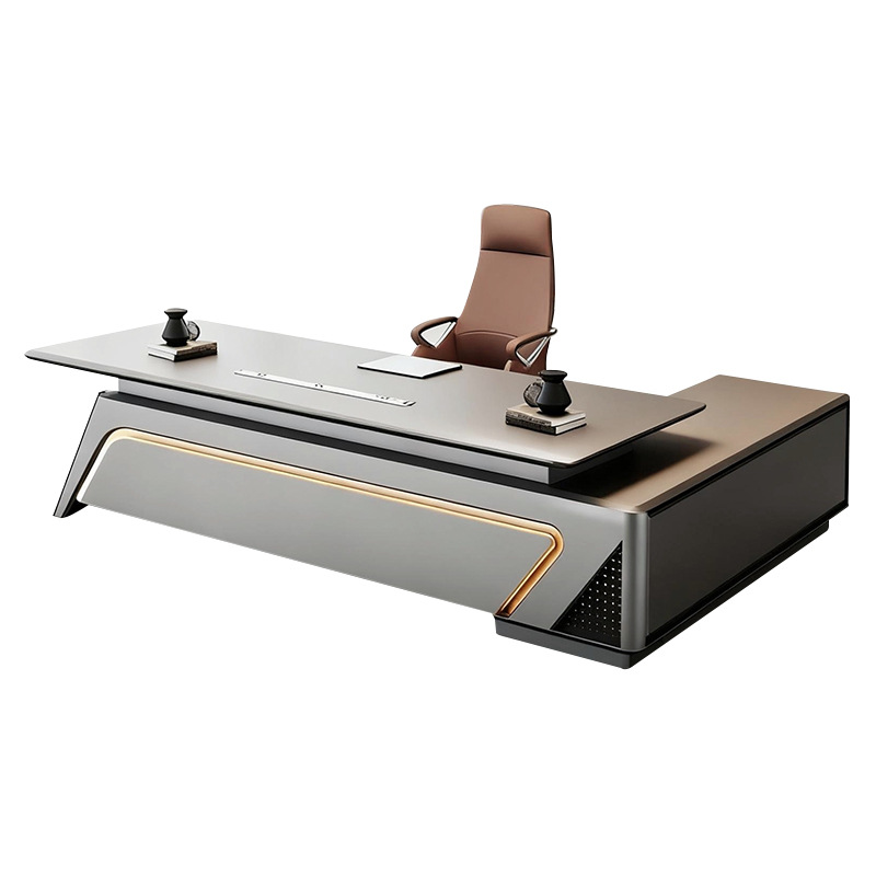 b18- Meja Bos Berlapis Cat, Me - Office Tech Chair ulasan dan harga